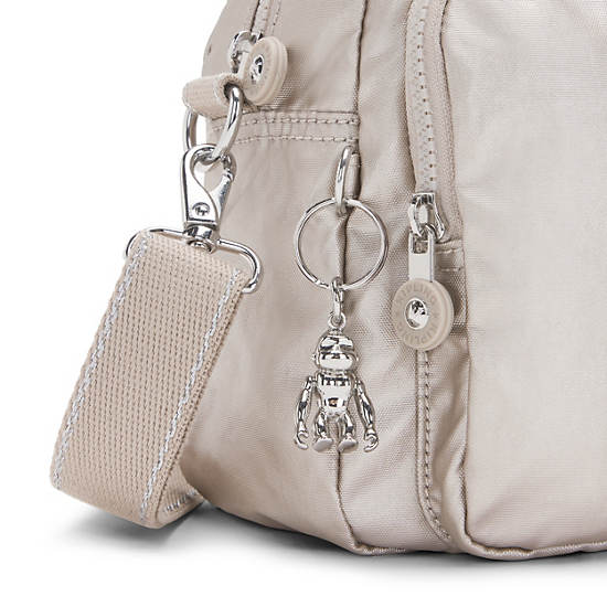 Kipling Cool Defea Metallic Schoudertassen Beige | BE 1396YX